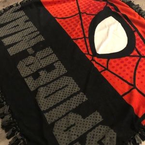 Spider Man No Sew Blanket